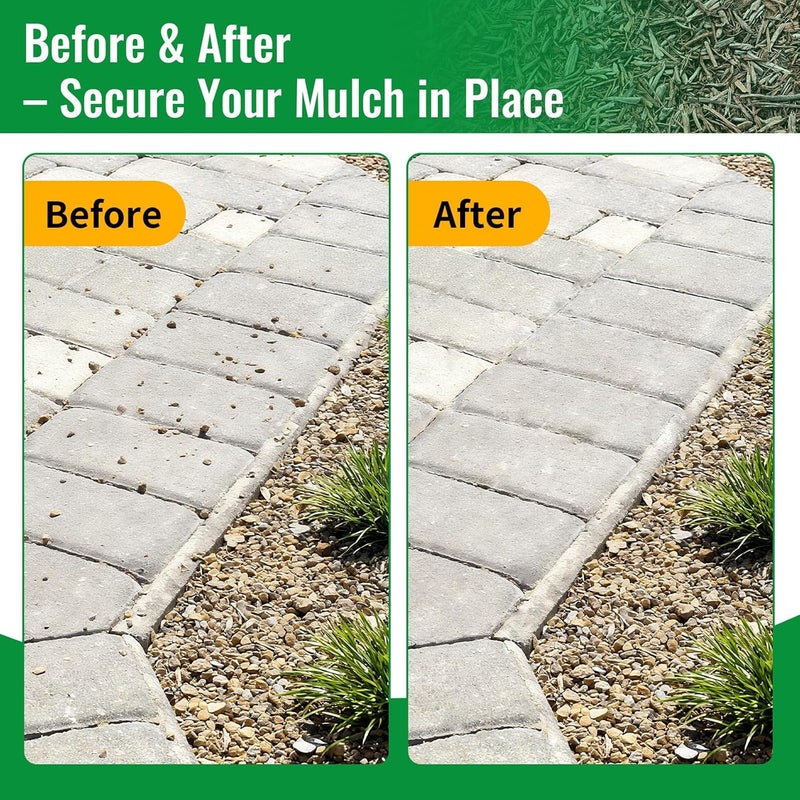 YKF Mulch Glue for Landscaping, 1 Gallon Rock Glue, Fast-Dry Non-Toxic Weather-Resistant Strong Gravel Binder, Pine Straw Outdoor Strong Pebble Gravel Hold for Garden, Mulch Lock and Pea Gravel Stabilizer - Image 2